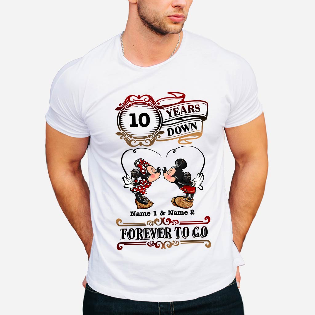 Forever To Go - Personalized Couple Mouse T-shirt and Hoodie