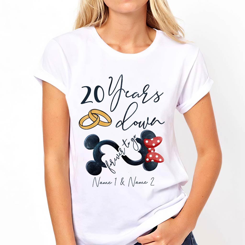 Forever To Go - Personalized Couple Mouse T-shirt and Hoodie