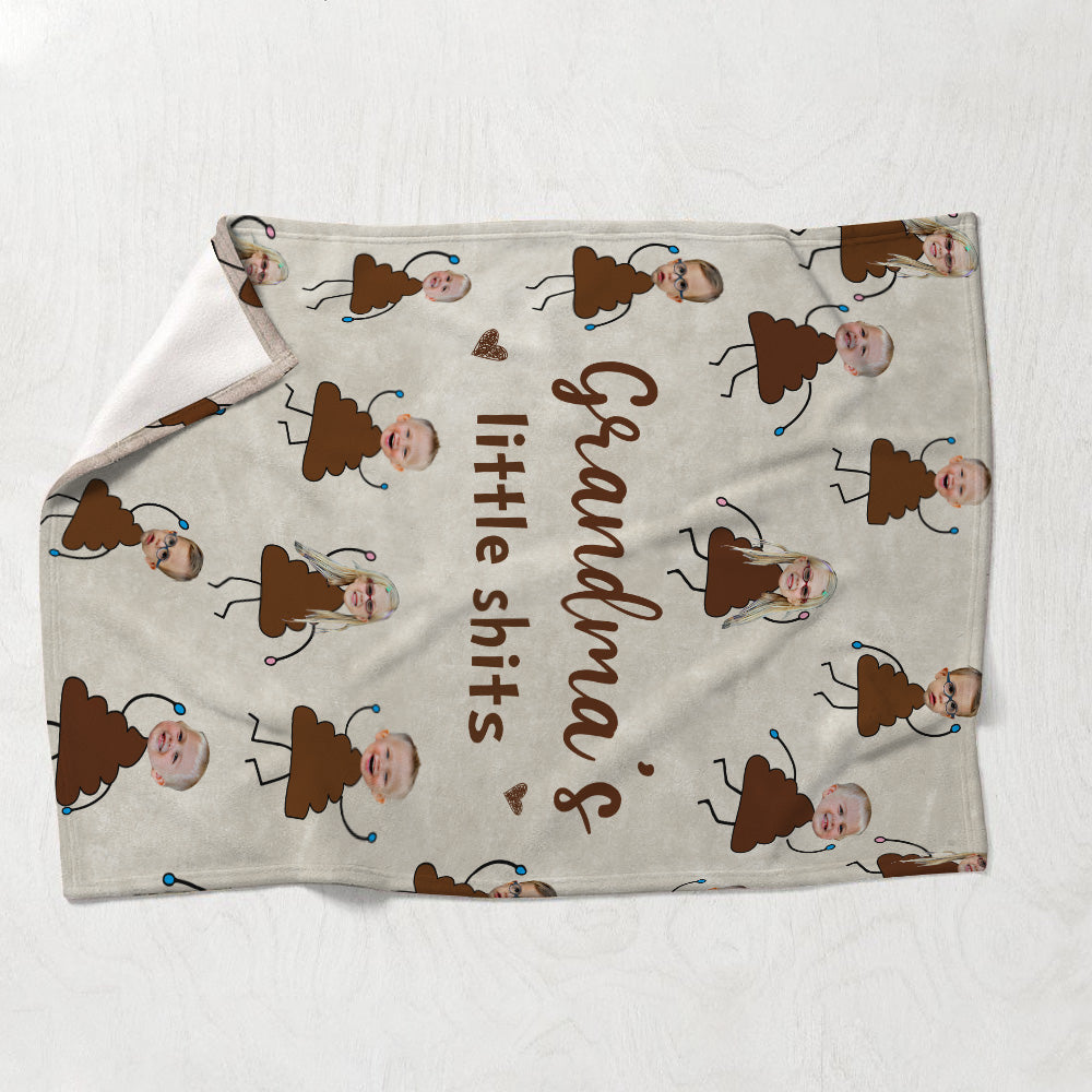 Grandma's Little Cuties - Personalized Mother's Day Grandma Blanket