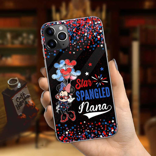 Star Spangled Nana - Personalized Independence Day Grandma Phone Case