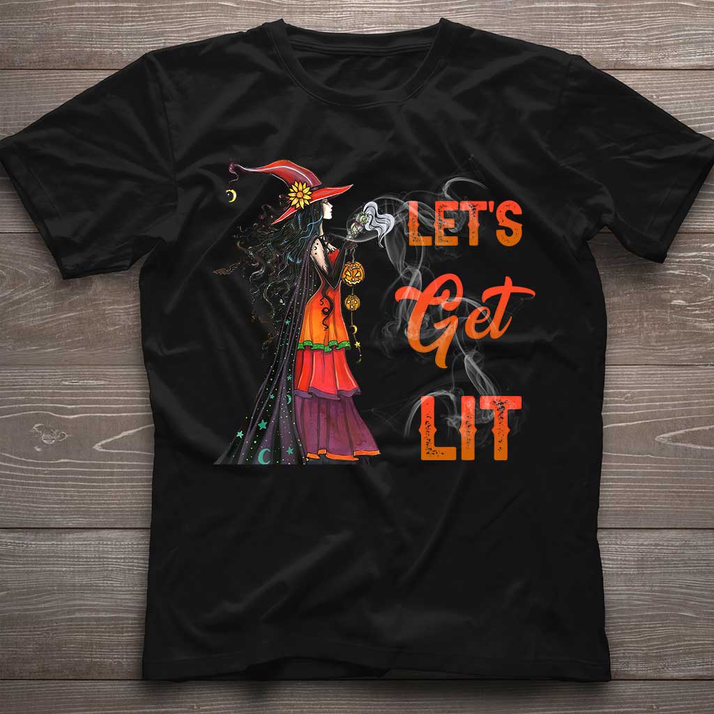 Let's Get Lit - Witch T-shirt and Hoodie