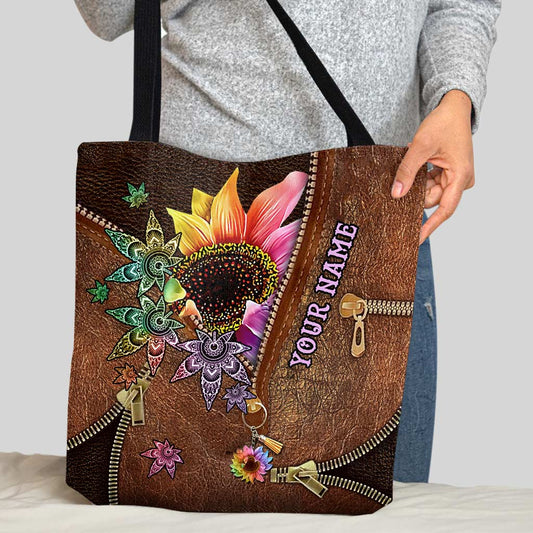 Choose Happy - Personalized Weed Tote Bag