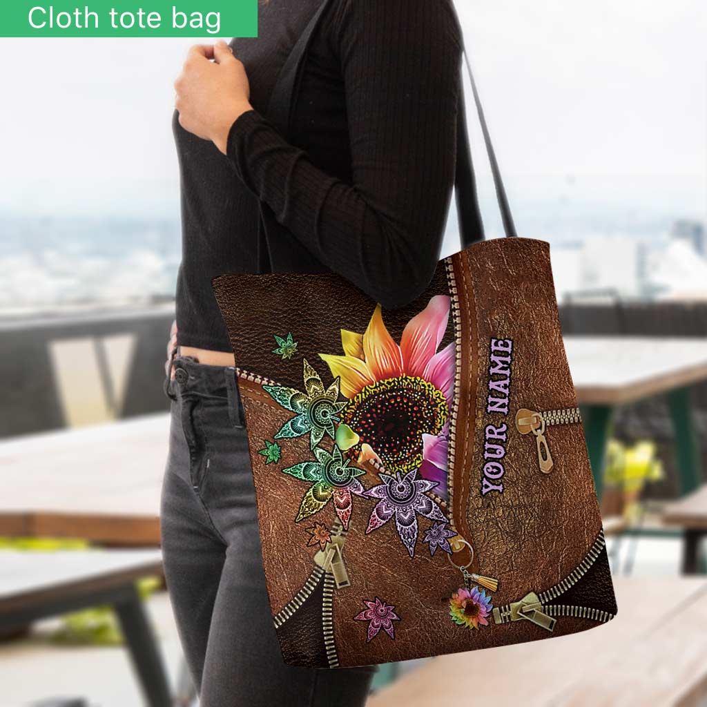 Choose Happy - Personalized Weed Tote Bag