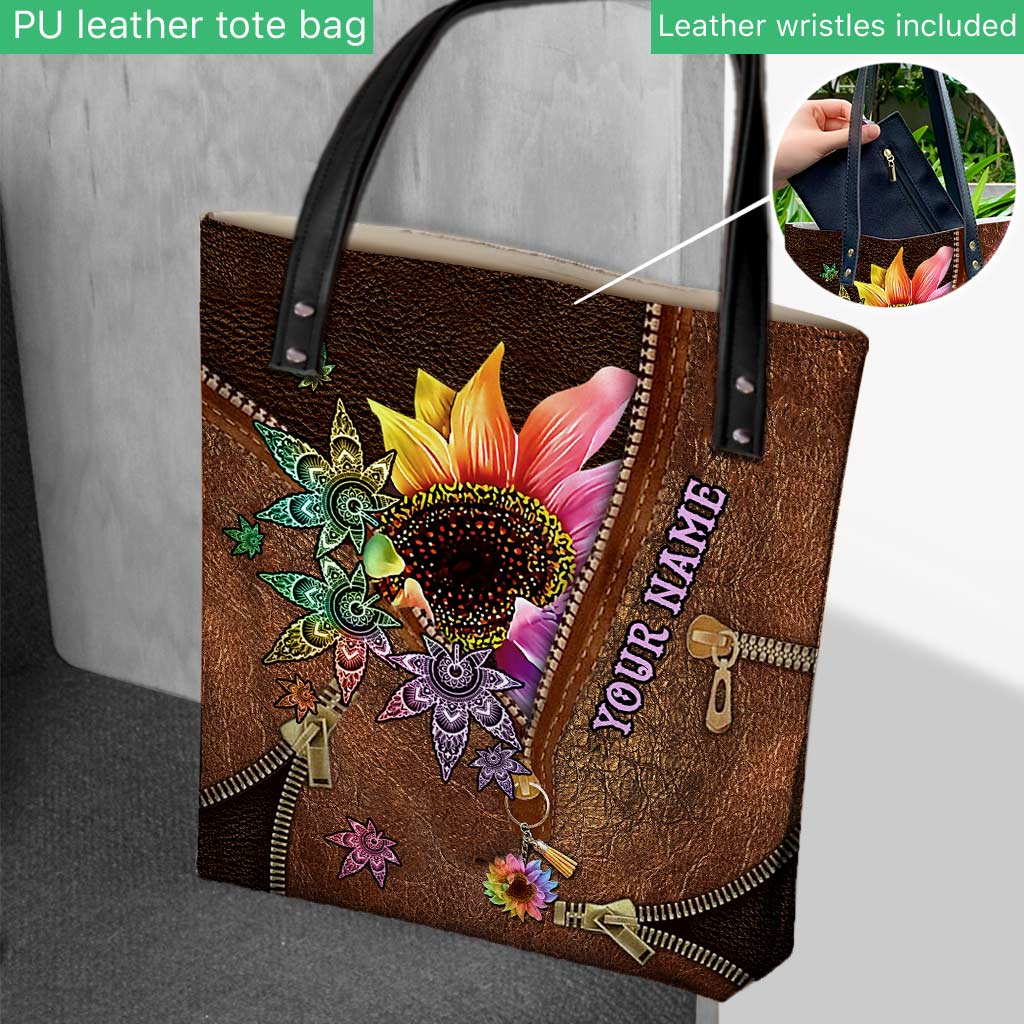 Choose Happy - Personalized Weed Tote Bag