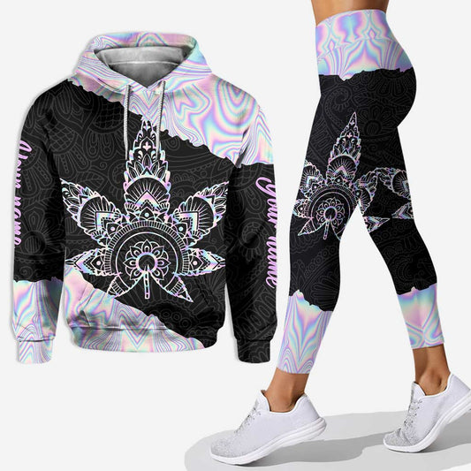 Choose Happy - Personalized Weed Hoodie And Leggings
