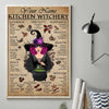 I Believe In God And Goddess - Witch Personalized Poster 092021