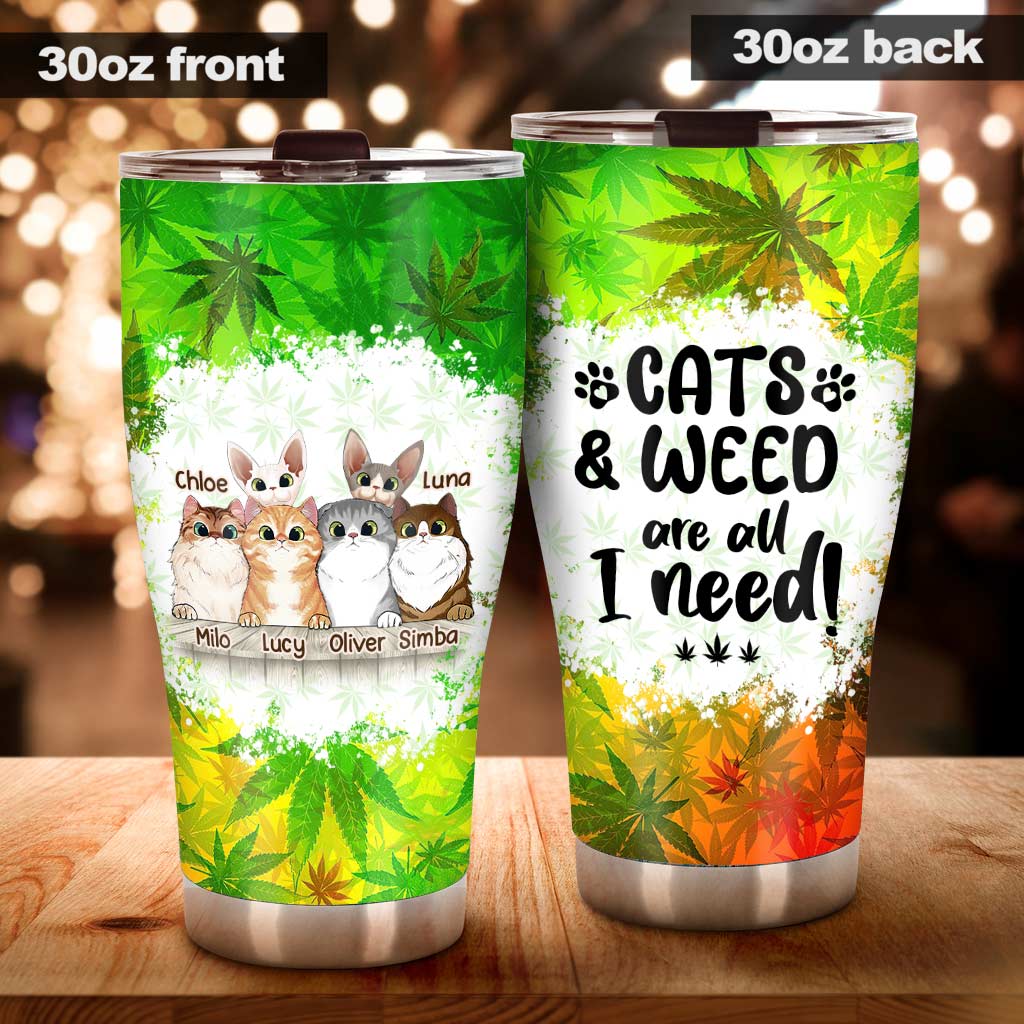 All I Need - Personalized Weed Tumbler