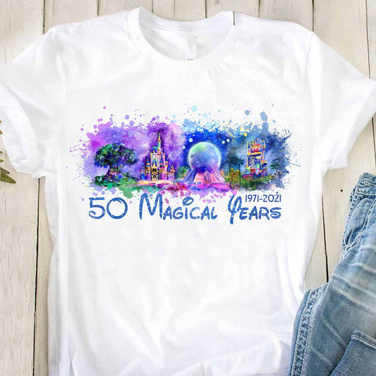 50th Magic Years - Mouse T-shirt and Hoodie 102021