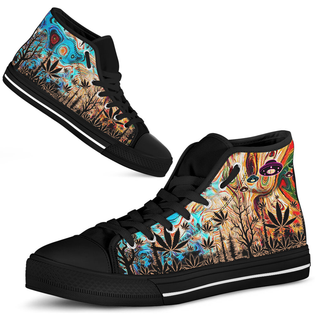 Stay High Everyday - Weed High Top Shoes 0822