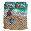 So Many In The Ocean - Turtle Personalized Quilt Set