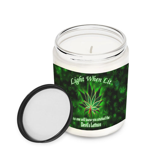 Light When Lit - Weed Candle