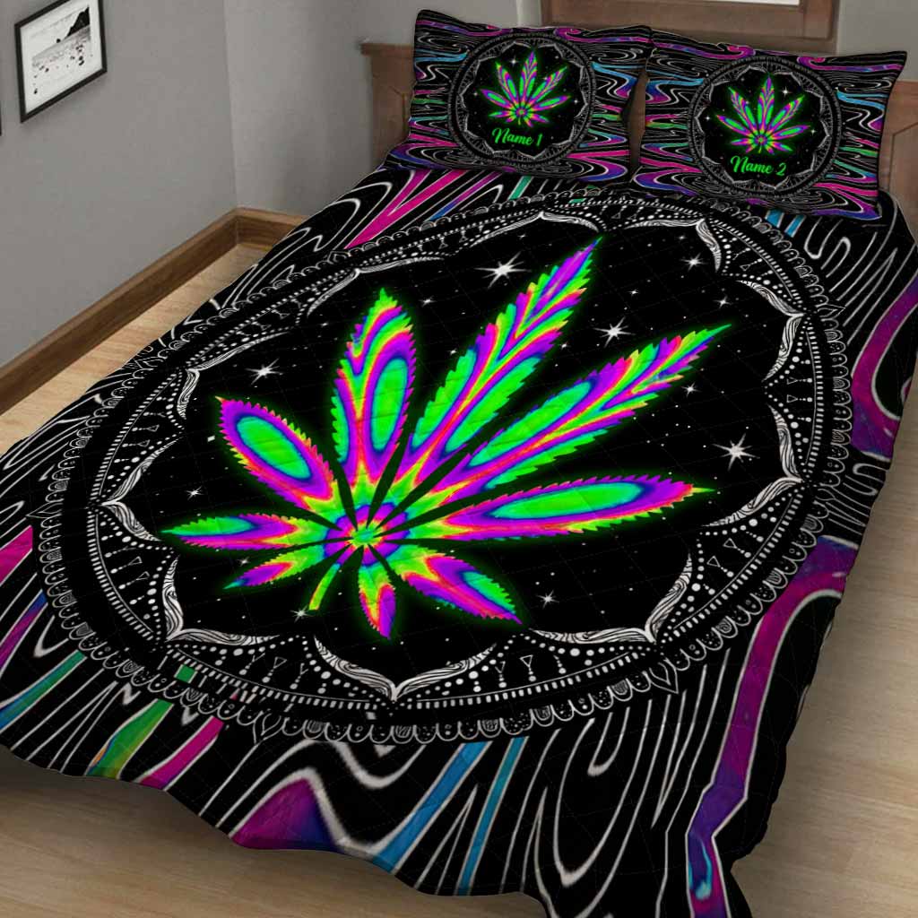 High Life - Personalized Weed Quilt Set