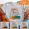 Nana&#39;s Little Pumpkins Autumn Halloween - Grandma Personalized T-shirt And Hoodie 092021