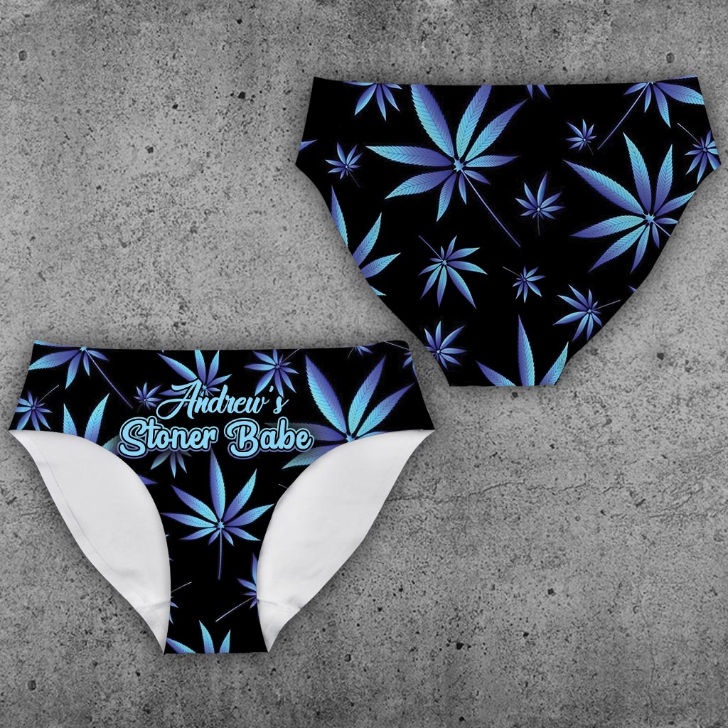 Stoner Babe - Personalized Weed Women's Briefs