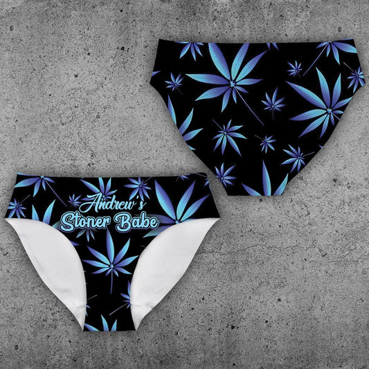 Stoner Babe - Personalized Weed Women's Briefs