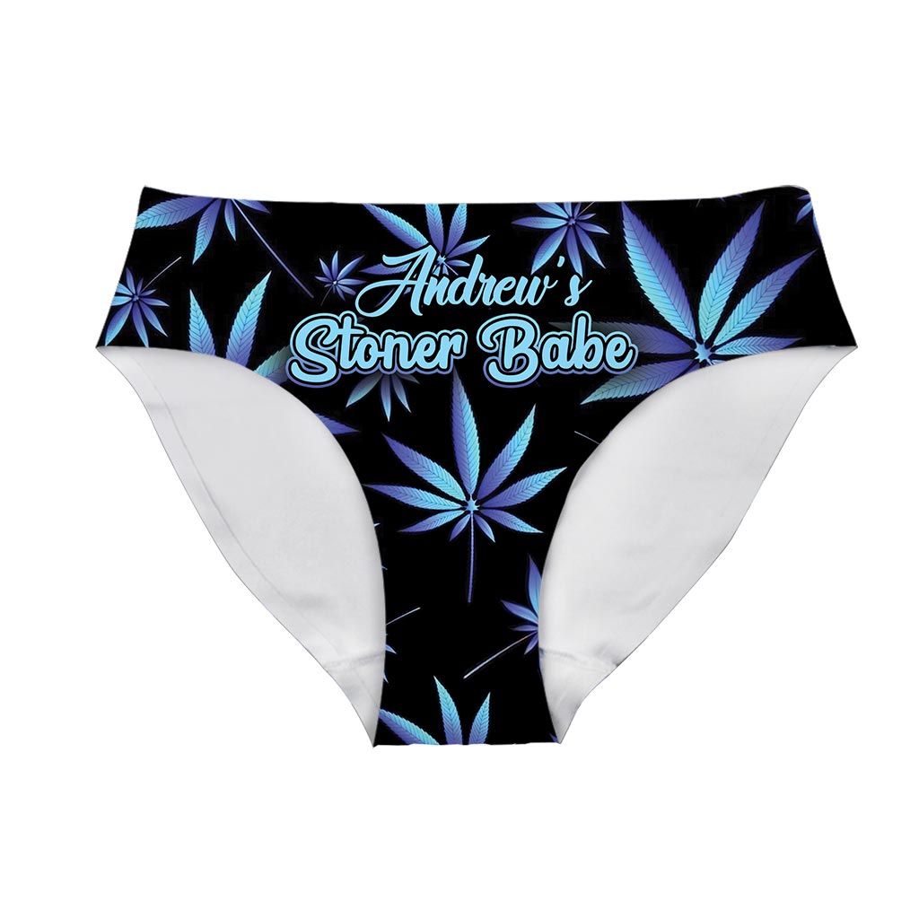 Stoner Babe - Personalized Weed Women's Briefs