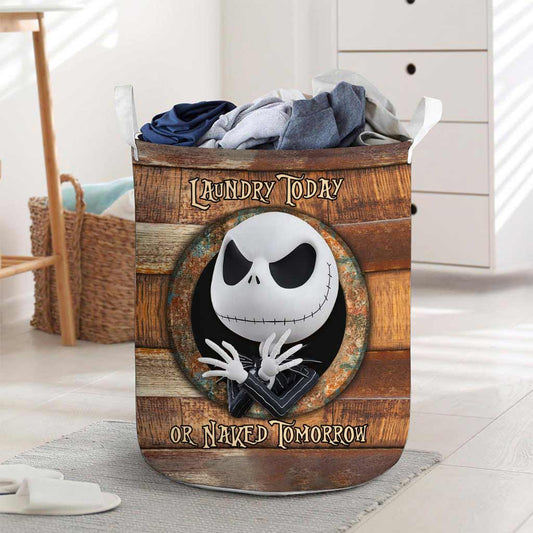 Laundry Today - Nightmare Storage Basket With 3D Pattern Print