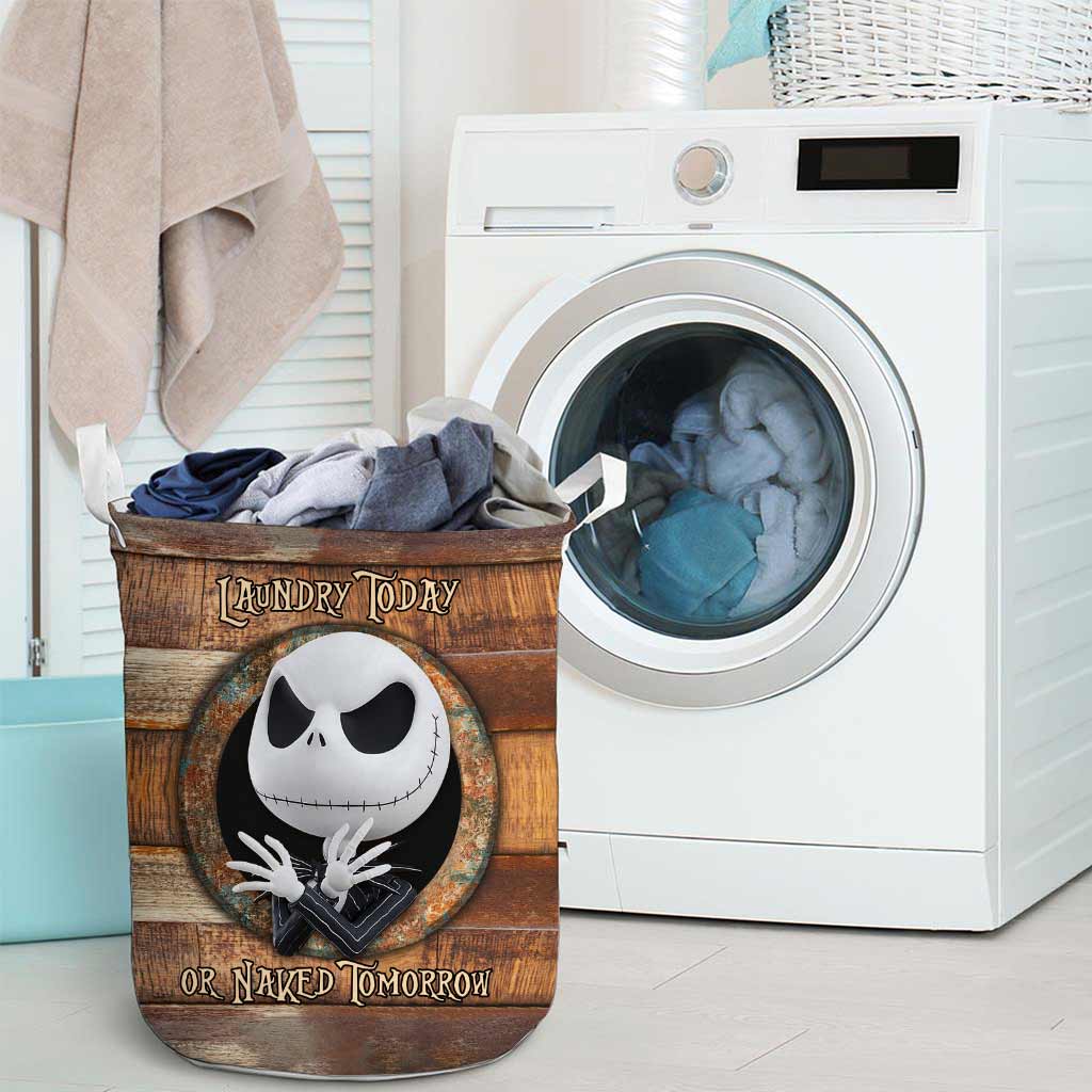 Laundry Today - Nightmare Storage Basket With 3D Pattern Print