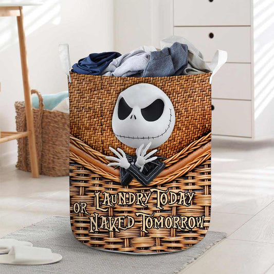 Laundry Today - Nightmare Storage Basket With 3D Pattern Print