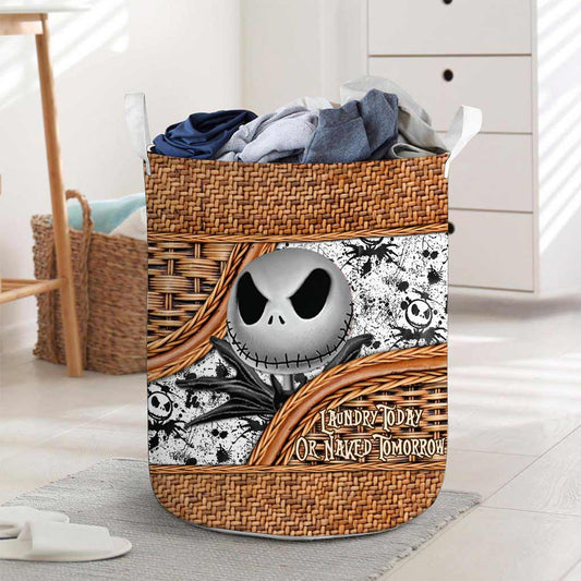 Laundry Today - Nightmare Storage Basket With 3D Pattern Print