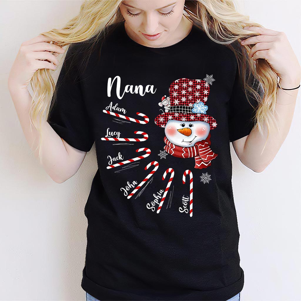 Rockin The Nana Life - Personalized Grandma T-shirt and Hoodie