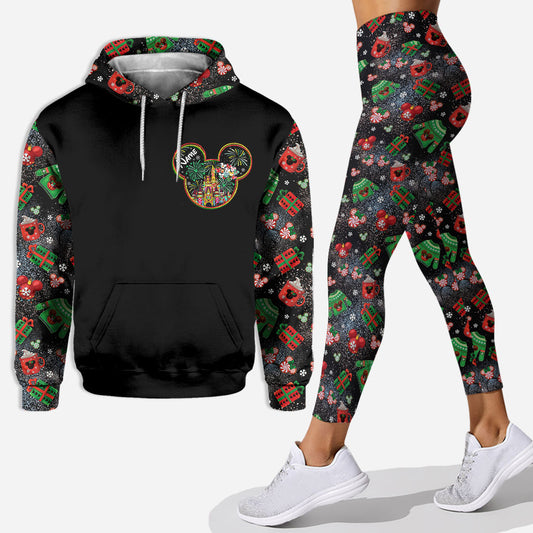 Merry Christmas - Personalized Christmas Mouse Hoodie and Leggings