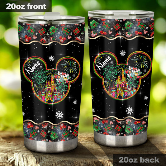 Merry Christmas - Personalized Mouse Tumbler