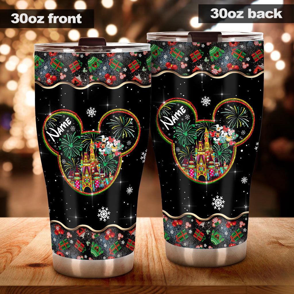 Merry Christmas - Personalized Mouse Tumbler