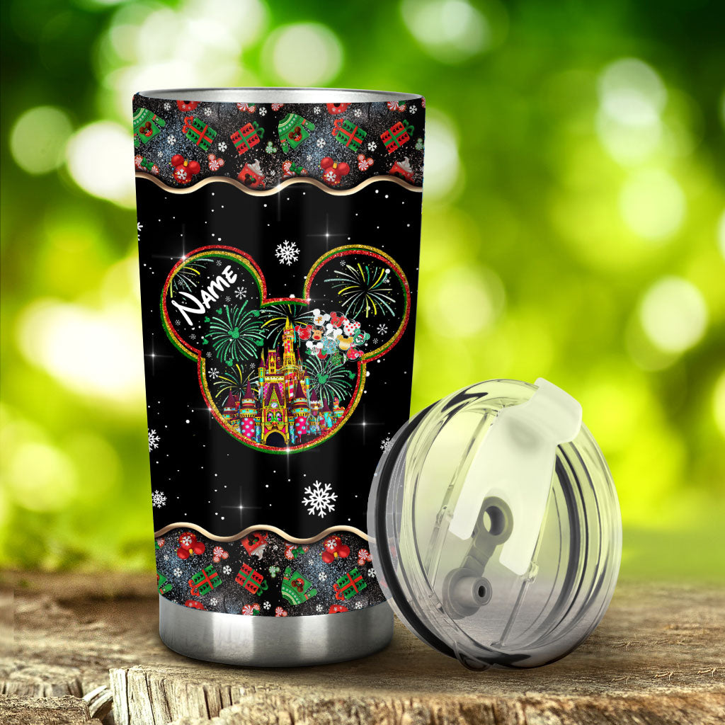 Merry Christmas - Personalized Mouse Tumbler