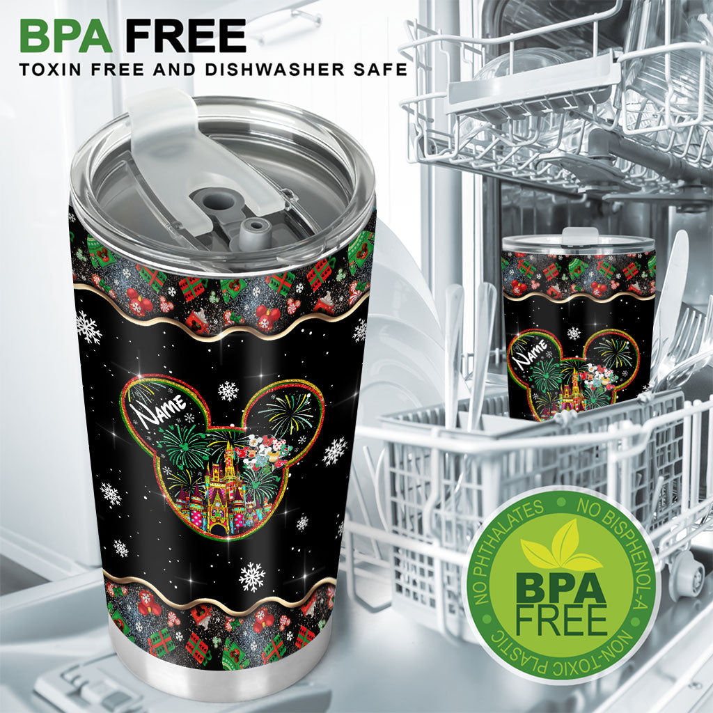 Merry Christmas - Personalized Mouse Tumbler