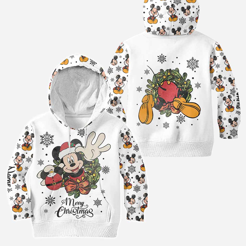 Merry Christmas - Personalized Christmas Mouse Hoodie and Leggings