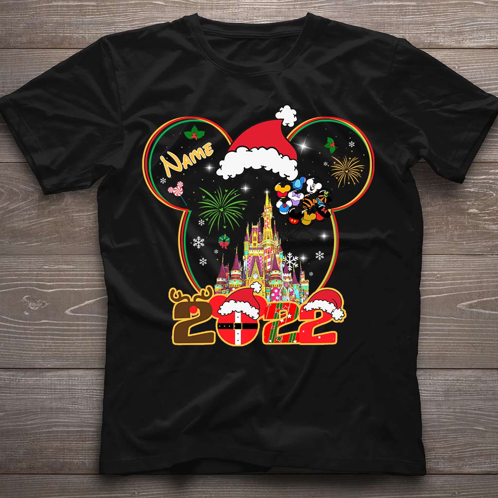 Merry Christmas - Personalized Christmas Mouse T-shirt and Hoodie