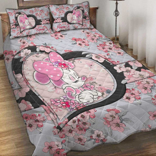 Cute Mouse Ears - Personalized Mouse Quilt Set