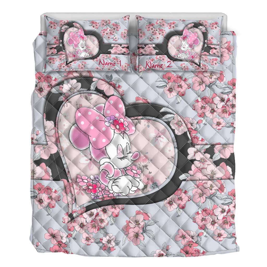 Cute Mouse Ears - Personalized Mouse Quilt Set