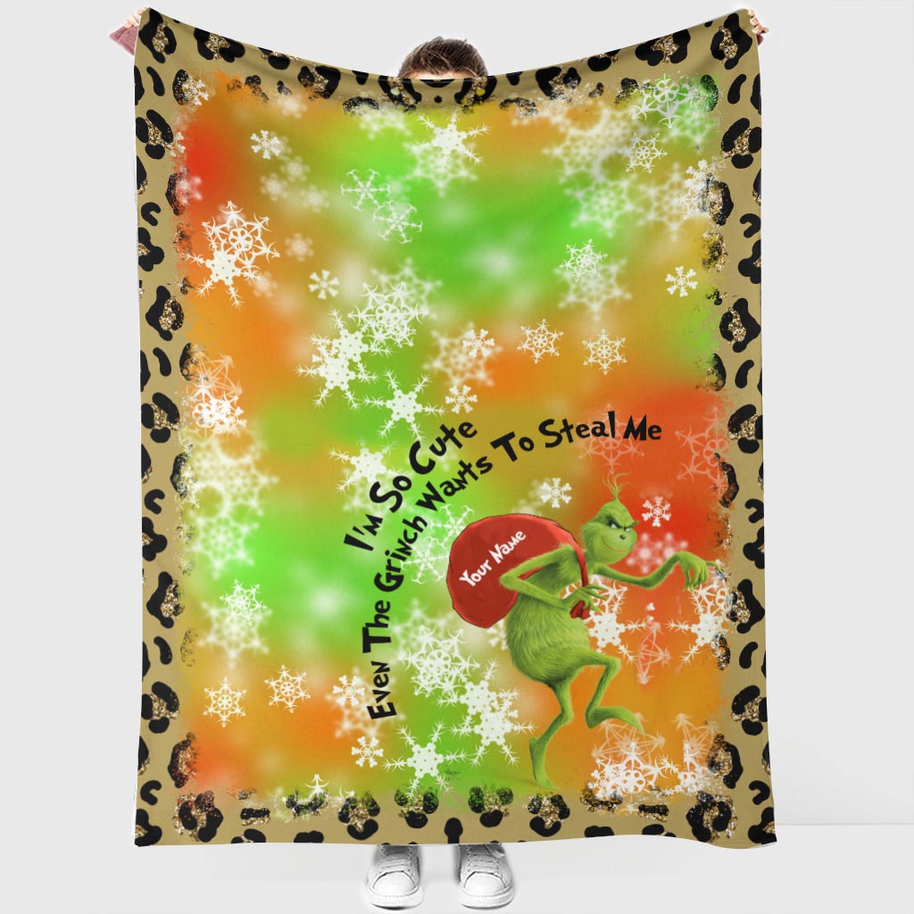 Wonderful Time Of A Year - Personalized Stole Christmas Blanket