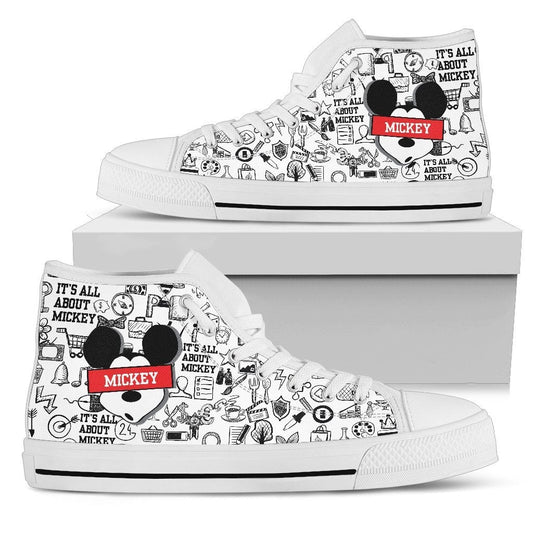 It's All About - Mouse High Top Shoes 0523