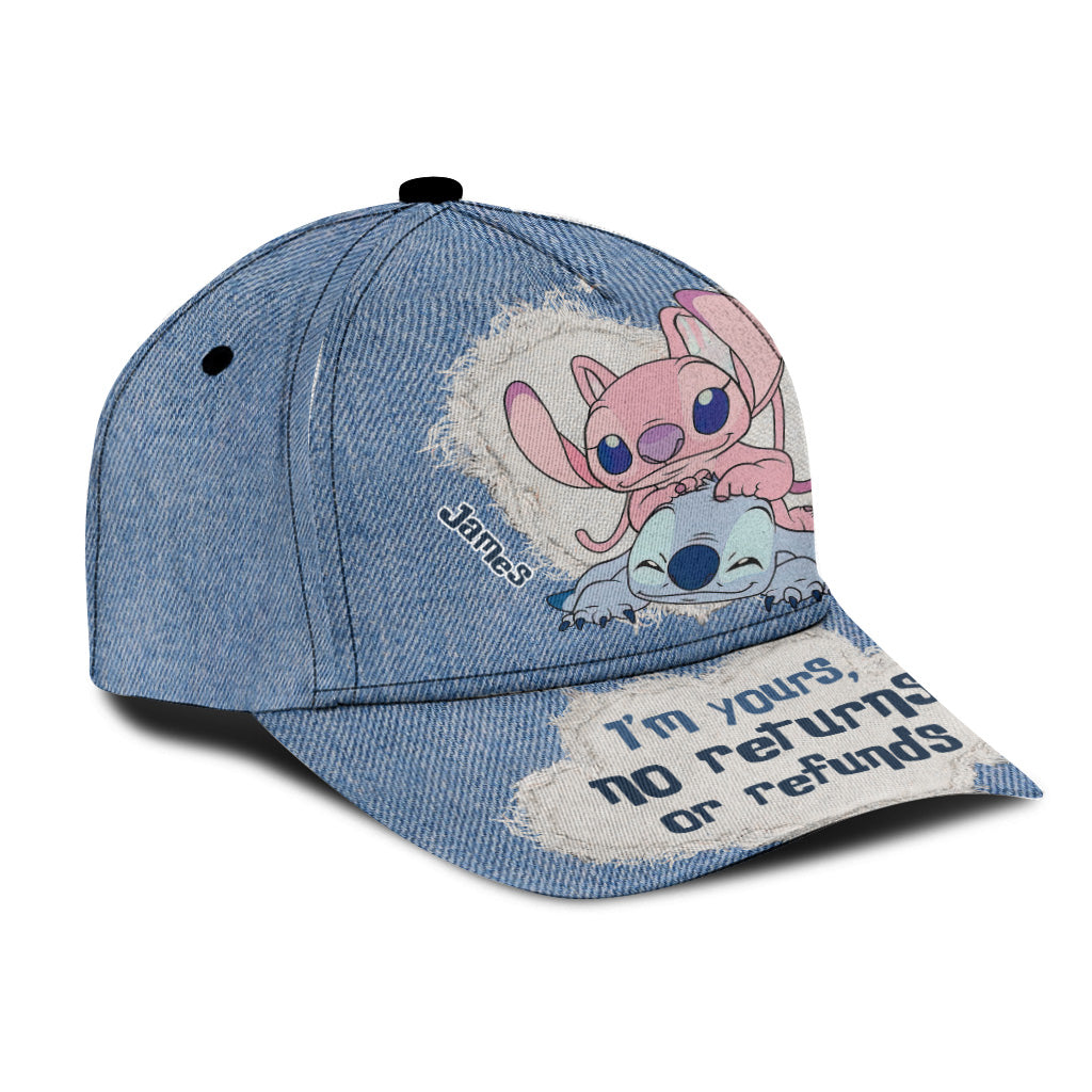 Ohana I'm Yours No Returns Or Refunds - Personalized Ohana Classic Cap