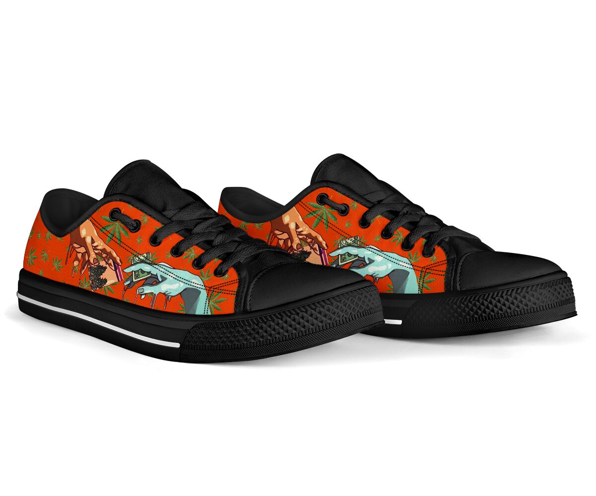 Illusory Dealer - Weed Low Top Shoes 0822