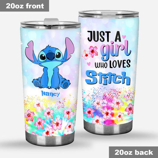 Just A Girl - Personalized Ohana Tumbler