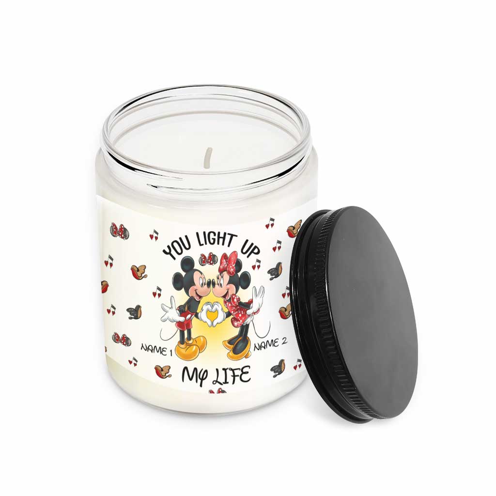 You Light Up My Light - Personalized Mouse Candle