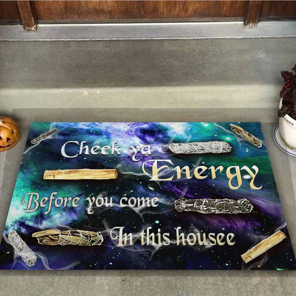 Check Ya Energy Sage - Witch Doormat