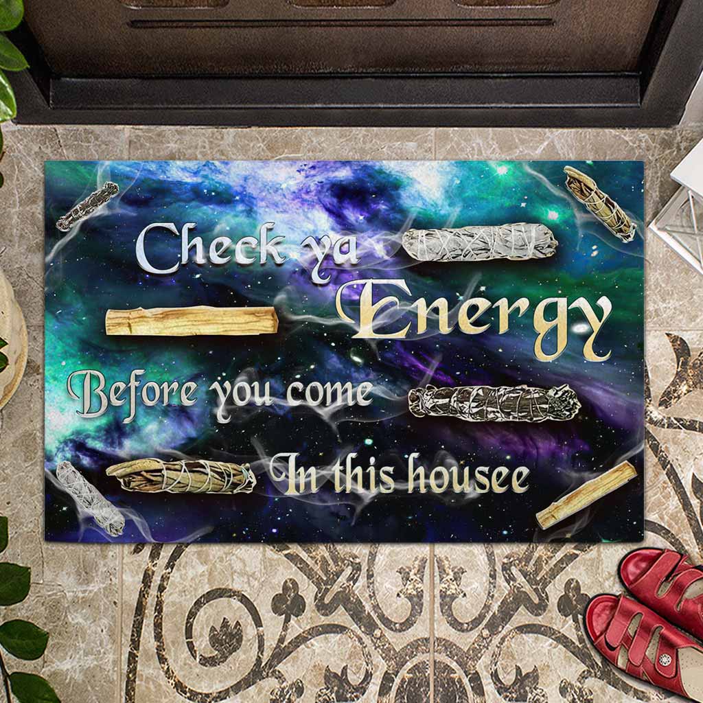 Check Ya Energy Sage - Witch Doormat