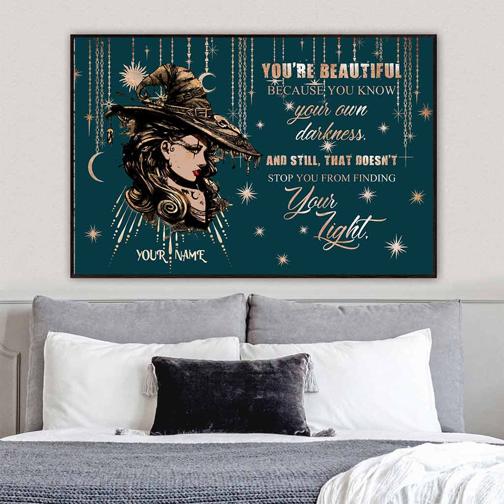 Witch You Are Beautiful Personalized Poster