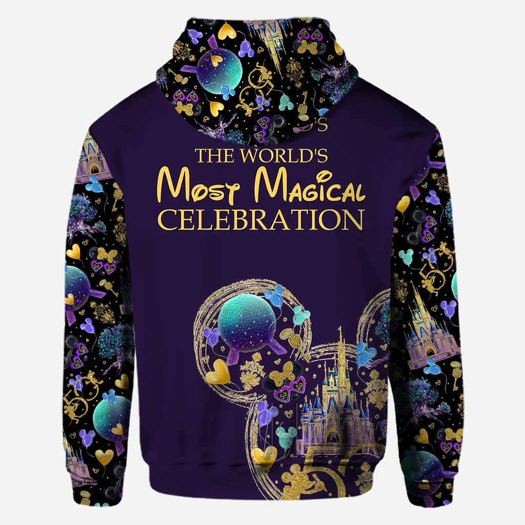 50th Anniversary Of Magic - Mouse Ears Mouse All Over T-shirt and Hoodie