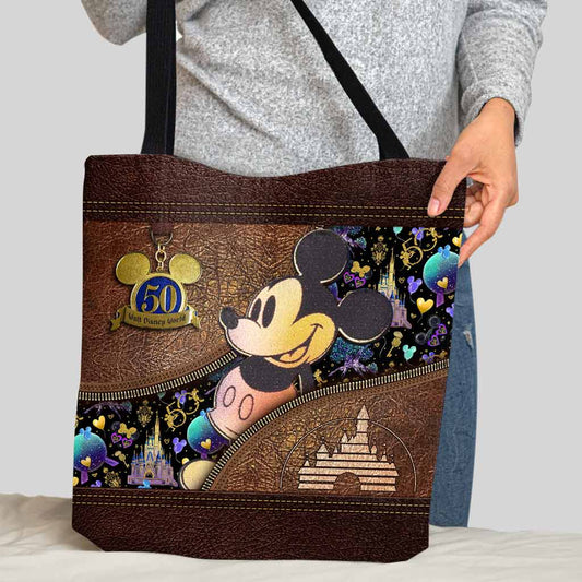 50th Anniversary Of Magic - Mouse Ears Tote Bag