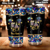 Peace Love 50 Years Of Magic - Personalized Mouse Tumbler