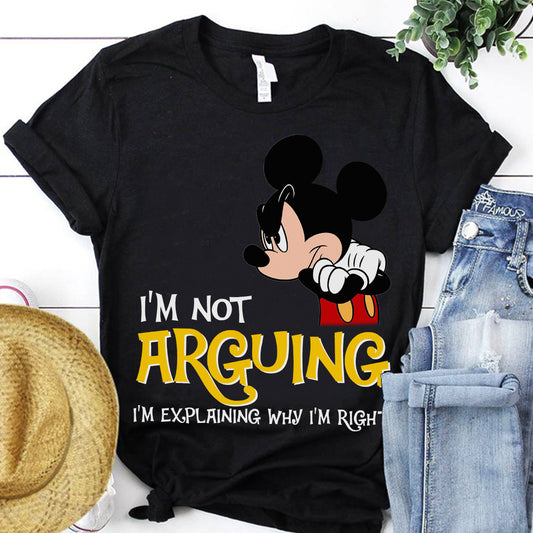 I'm Not Arguing Mouse T-shirt and Hoodie