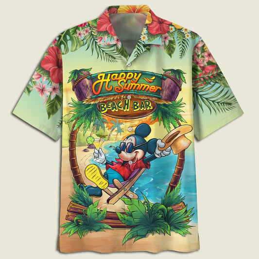 Happy Summer - Mouse Hawaiian Shirt 0523