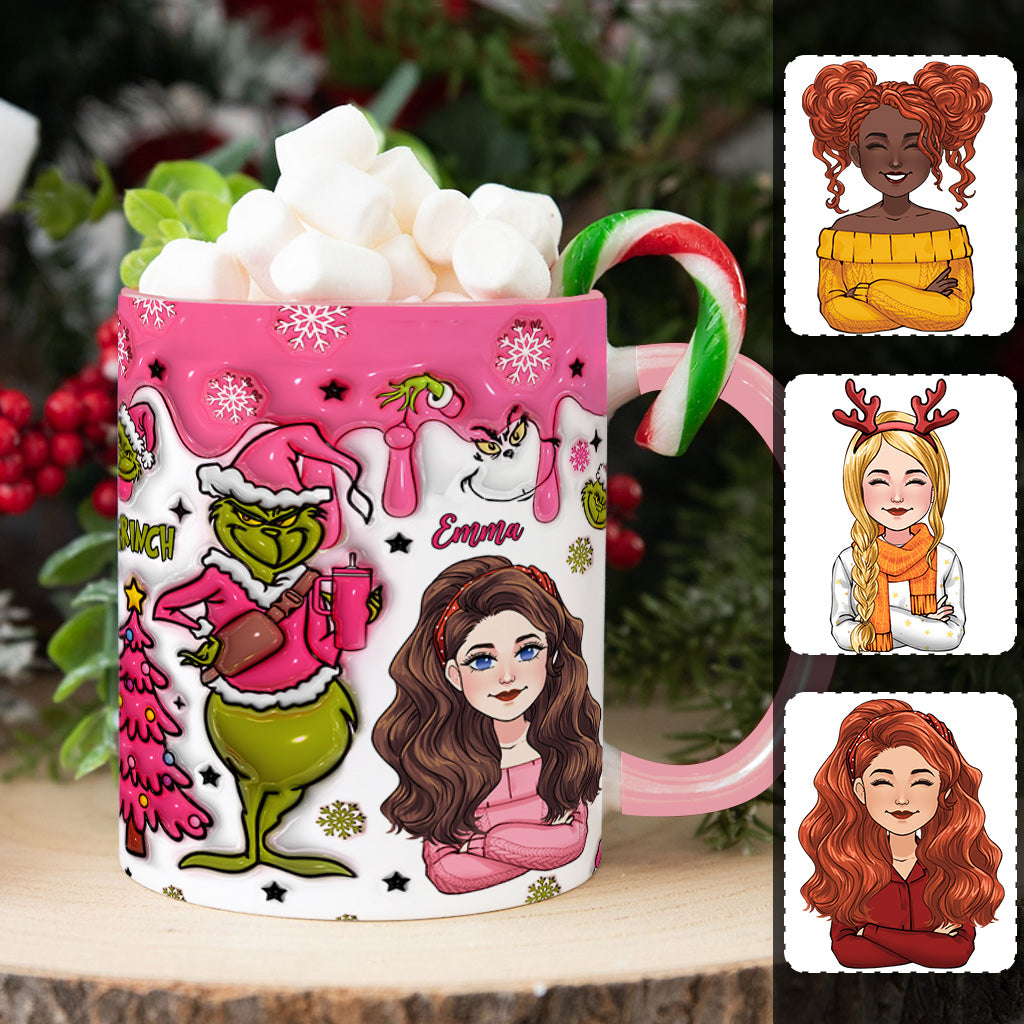 In My Grinch Era - Personalized Stole Christmas Accent Mug