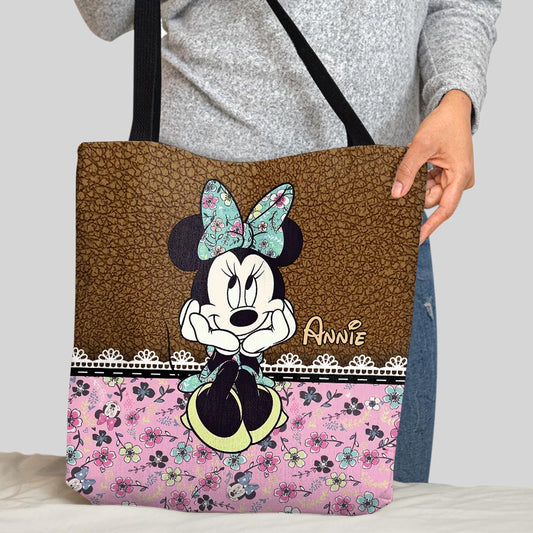 Sweet Mouse Ears - Personalized Mouse Tote Bag